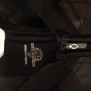 Curvey couture sheer black bra
